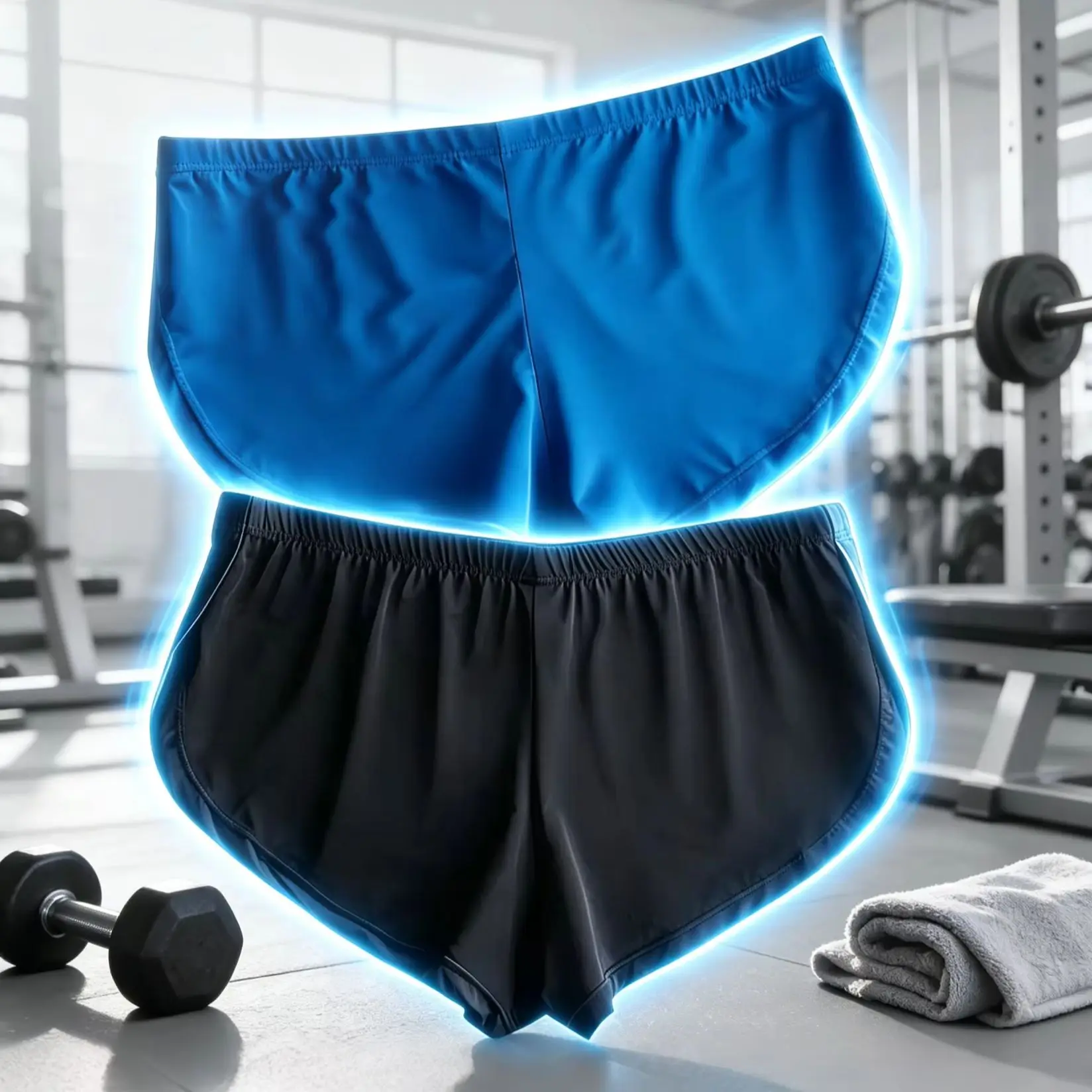 Men's Ice Silk Split Side Arrow Pants Quick-Dry Breathable Athletic Running Shorts Low-Rise Sexy Lounge Underwear