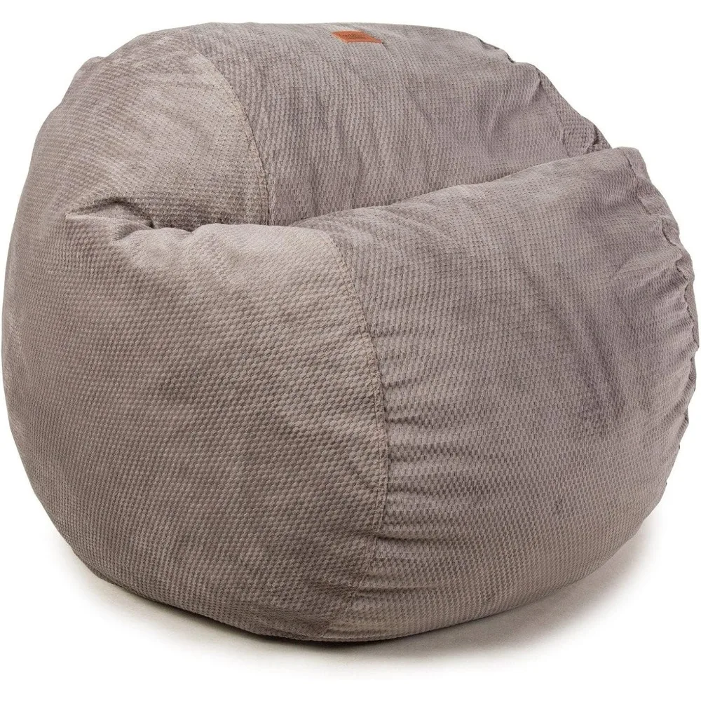 كرسي كيس فول شانيل قابل للتحويل - غطاء قماش قابل للغسل في الغسالة للطابق السفلي وغرفة المعيشة وغرفة الألعاب #5