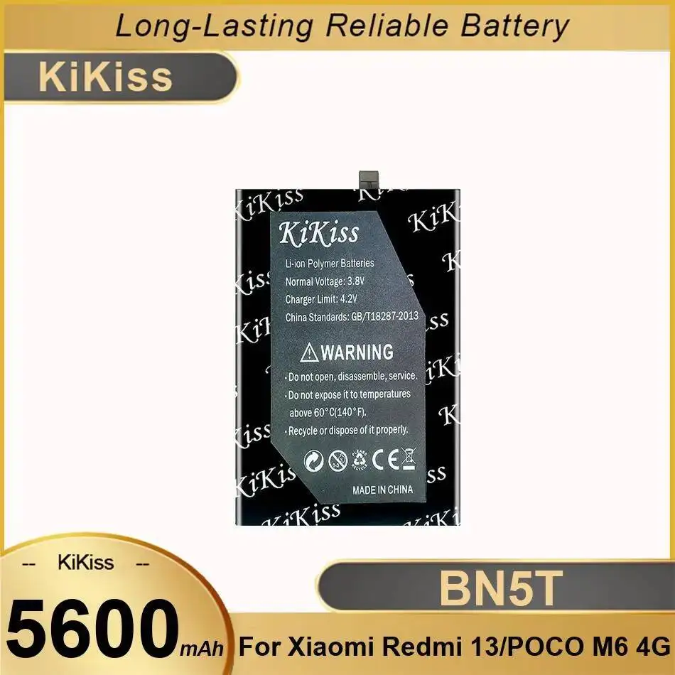 

BN5T Mobile Phone Battery 5600Mah High Performance For Xiaomi Redmi 13 Poco M6 4G