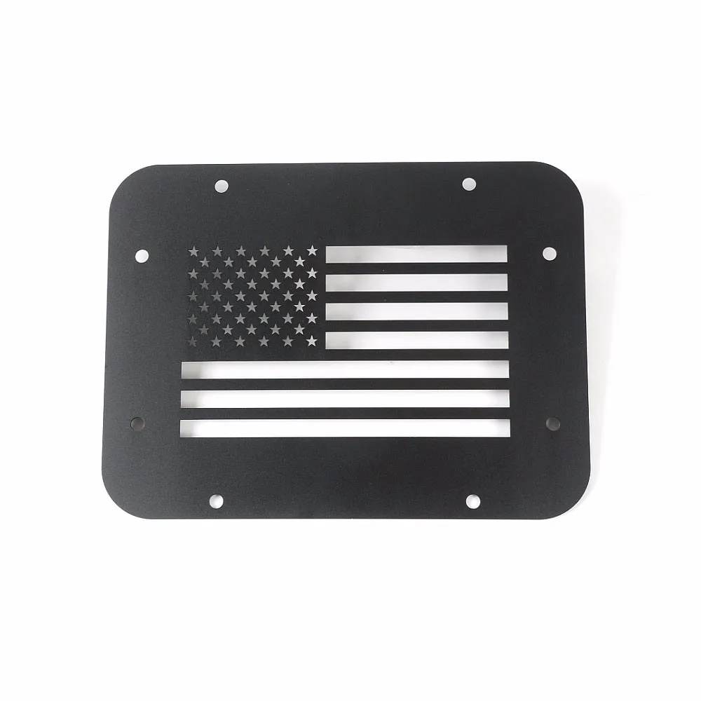 Car Rear Vent Outlet Air Conditioner Decorative Cover Aluminum alloy For Wrangler JK 2007-2016 Car-styling Car Stickers USA Flag