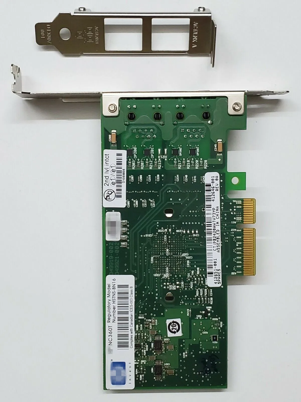 Imagem -03 - Expi 9402pt Nc360t Dual Port Adaptador Servidor Pci-e Placa de Rede 82571