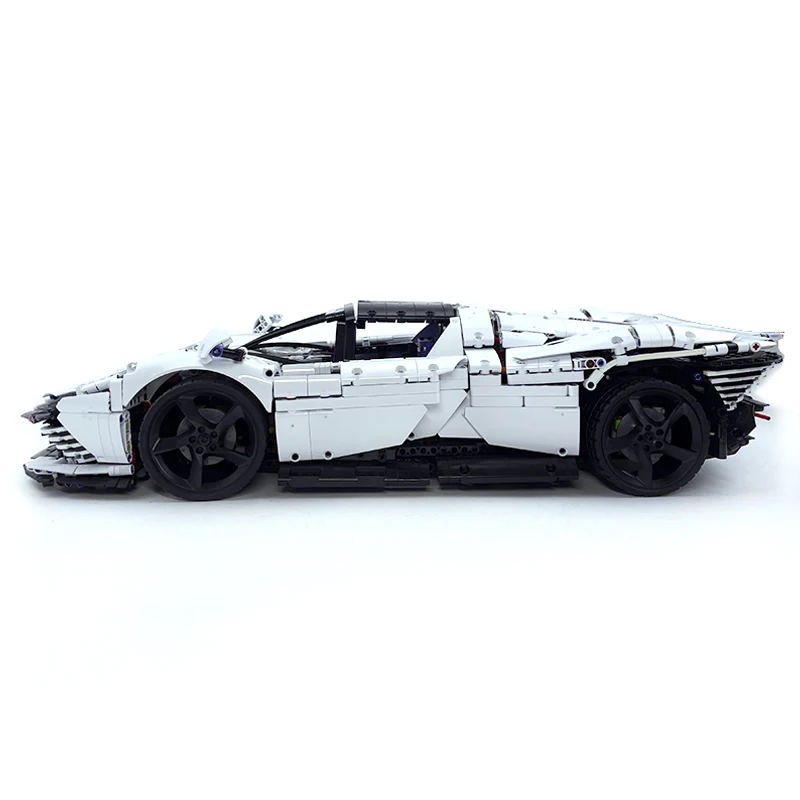 MOC 8787W Technical Super Sports Car Building Blocks 1:8 Hypercar Vehicles Bricks Puzzle Assembly Toy Christmas Gift For Boy Kid