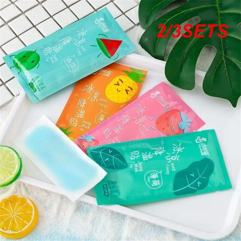 2/3SETS Summer Multi-purpose Trendy Fever Reduction Patch Cooling Patch Refreshing Sensation Trending Cooling Refreshing
