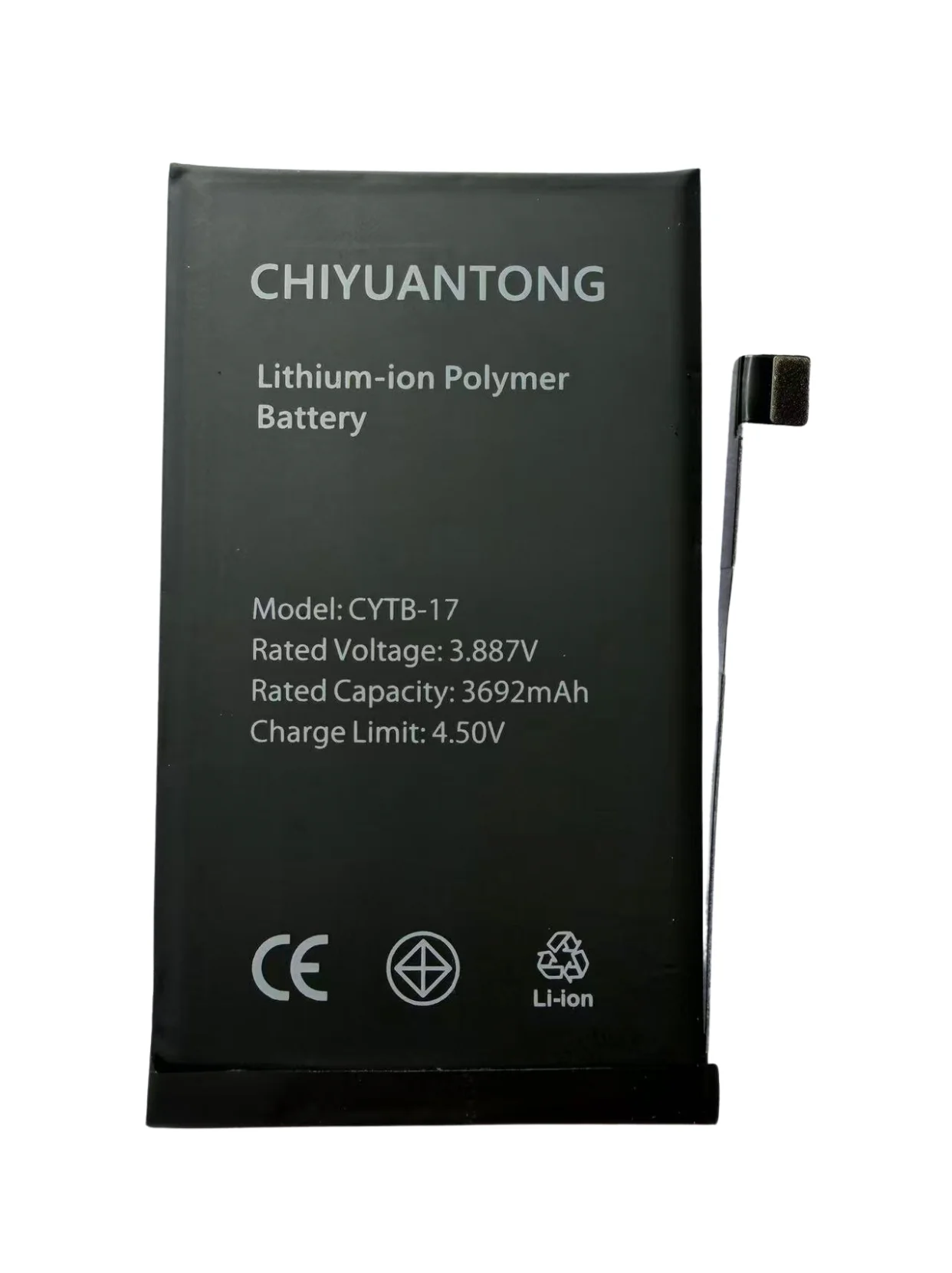 CHIYUANTONG Replacement Battery For Iphone 17 Cell Phone Battery 3692mAh Long Lasting Mobile Phone Accessories Repair Part