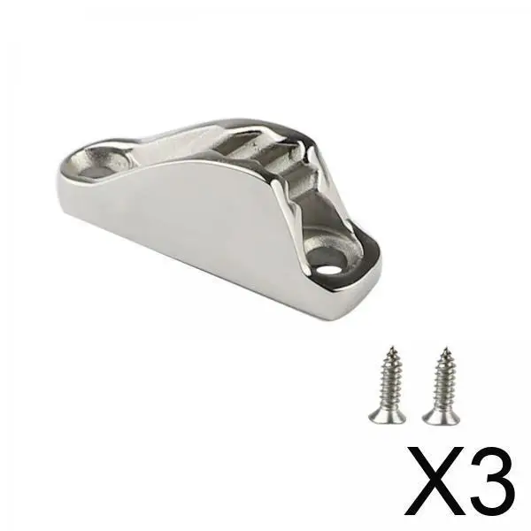 

3x Sailing Boat Clam Cleat Marine Accessories Boats Anchor Cleats Cord