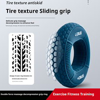 WOSWEIR-Silicone Finger Grip Circle for Adults Wrist Support Hand Strengthener Rehabilitation Training Double Strength