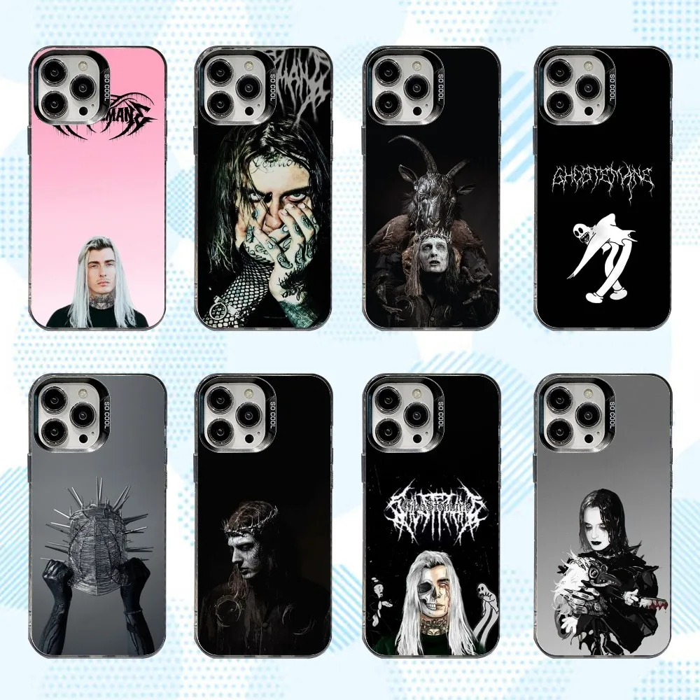 

Rapper G-Ghostemane Phone Case For iPhone 16,15,14,13,12,11,Mini,Pro,SE,MAX White Matte Shockproof Cover