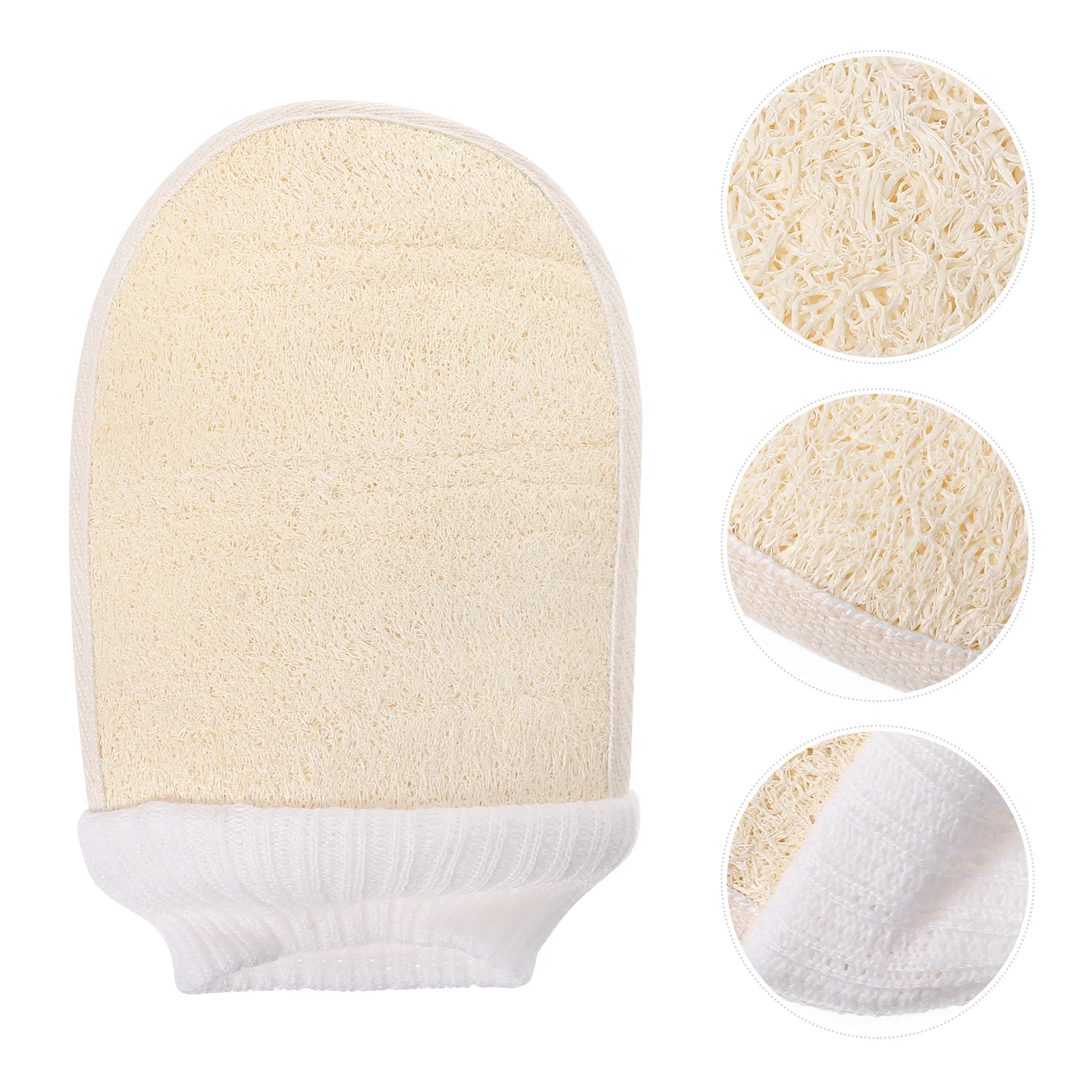 

2Pcs Loofah Gloves Body Scrubber Exfoliating Shower Accessories Shower Glove Pore Cleanser Bath Sponge Glove Home Use