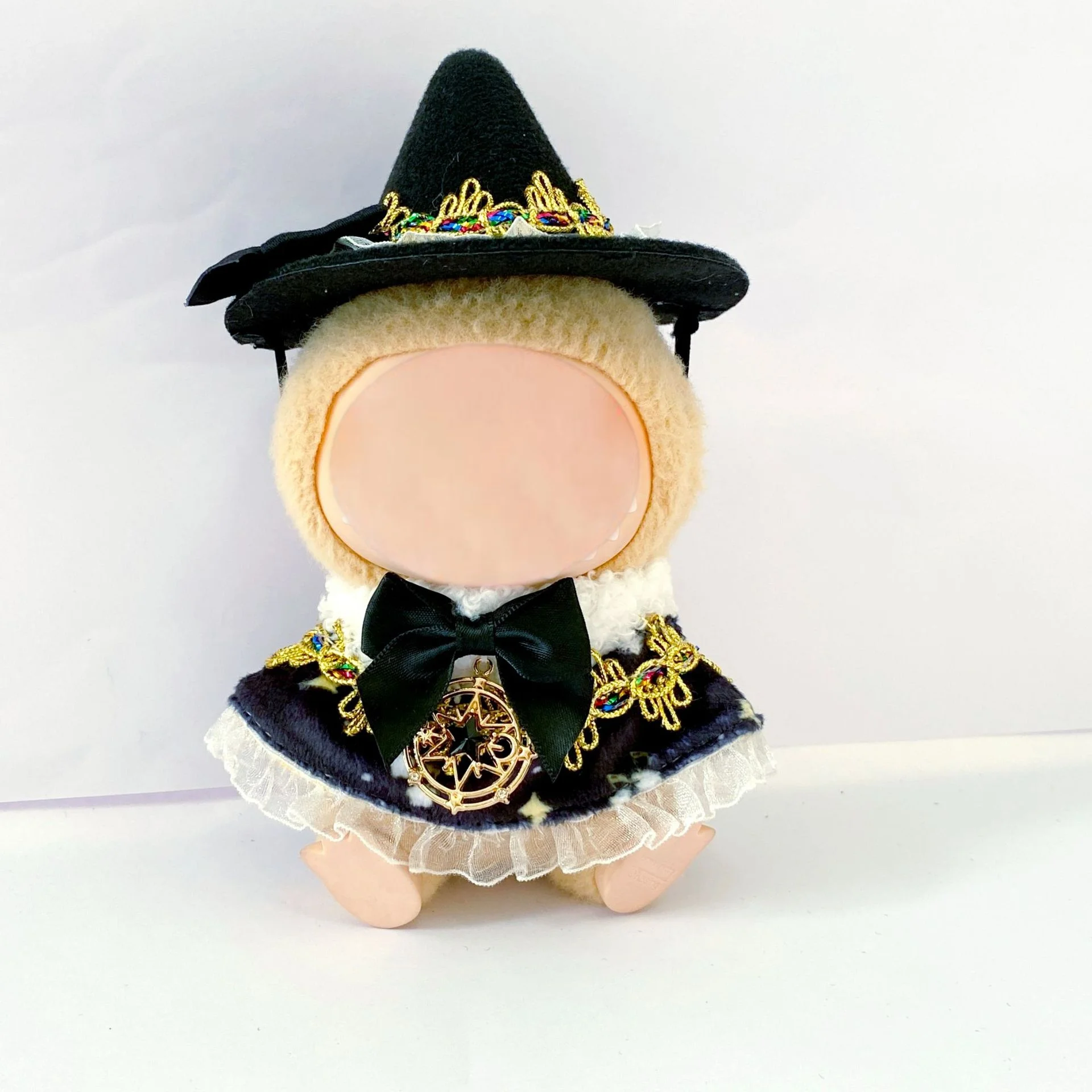 Vestiti per bambole a scatola cieca 17 cm, vestiti per bambole del festival di Halloween, set di zucca, vestiti per bambole set da strega