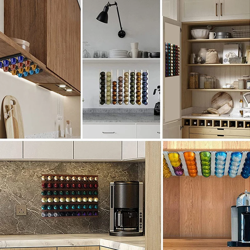 K-Cup Porta-Cápsulas De Café Nespresso, Dolce Gusto, Vertuoline, Prateleira De Vagens De Café, Racks De Armazenamento