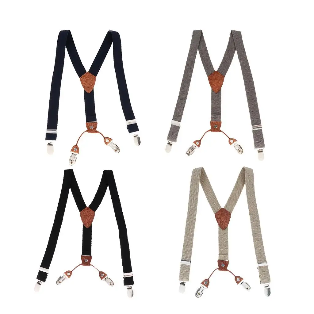 Tirantes ajustables para bebés, niños pequeños, color beige, como descrito