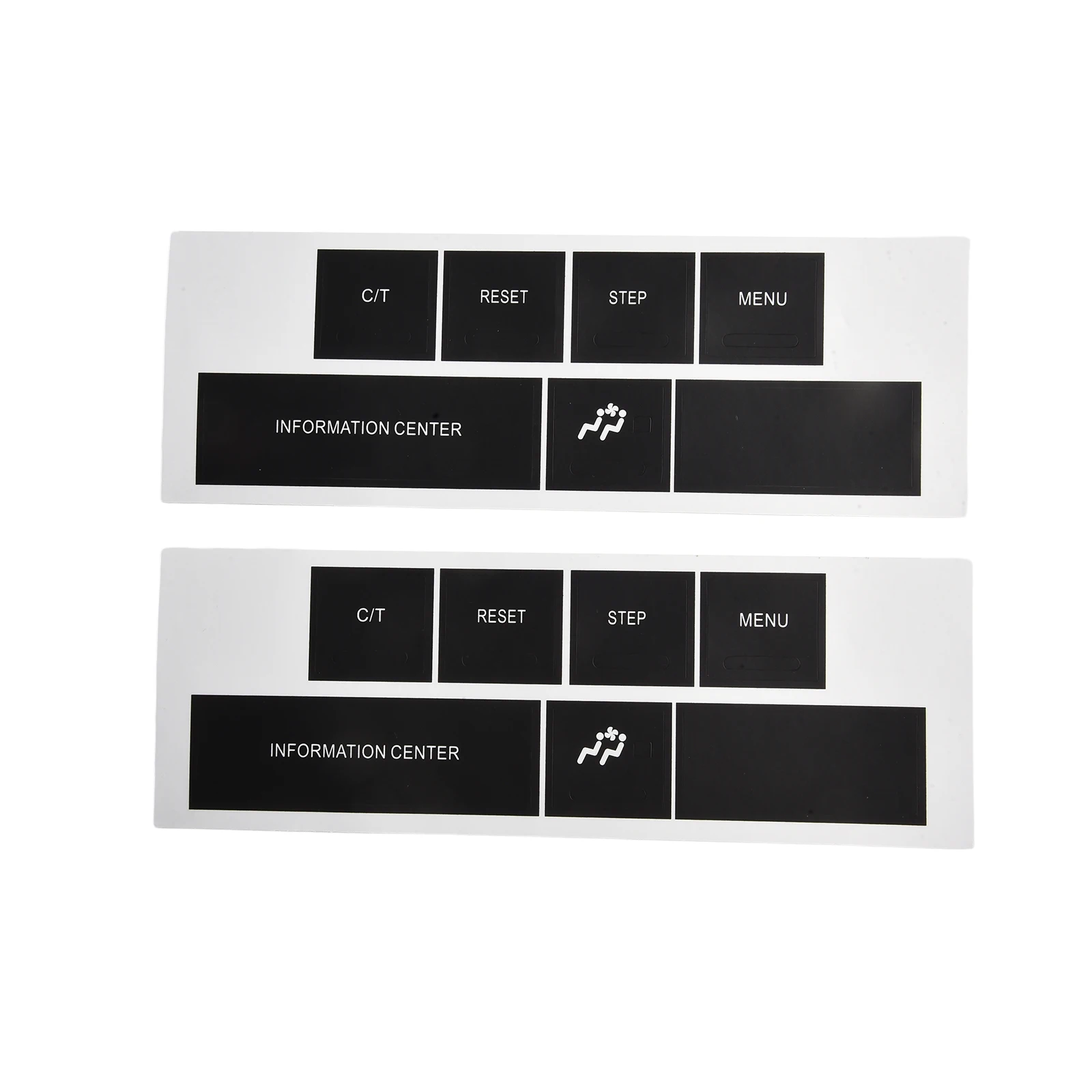 Interior Repair Decal Button Repair Decal Car Maintenance Light Penetration Reduction Practical Use White Lettering For Cherokee