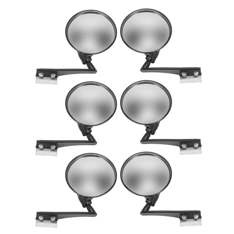 3 Set Of 6 Car Blind Spot Mirrors Car Side Convex Mirror Wide Angle Round Car Rear View Mirror