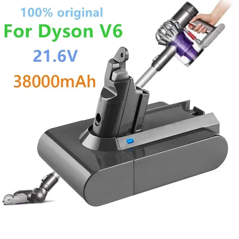 

100% Original 21.6V 38000mAh Li-ion Battery for Dyson V6 DC58 DC59 DC62 DC74 SV09 SV07 SV03 965874-02 Vacuum Cleaner Battery L30