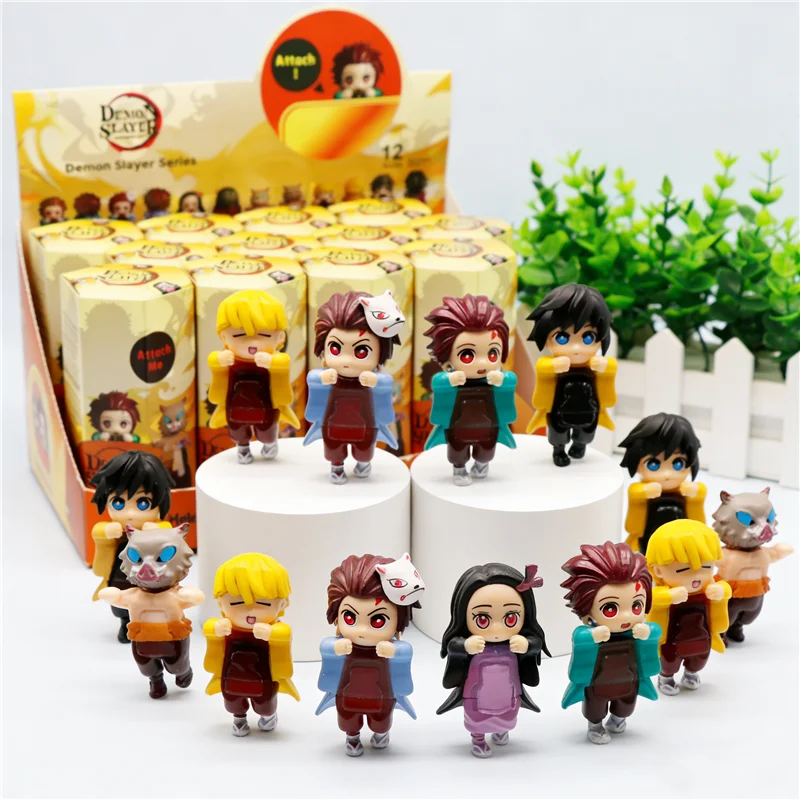 

Blind Box Angel Anime Demon Slayer Mystery Car Decoration Desktop Computer Screen Cupid Hand Fashion Play Doll Birthday Gift