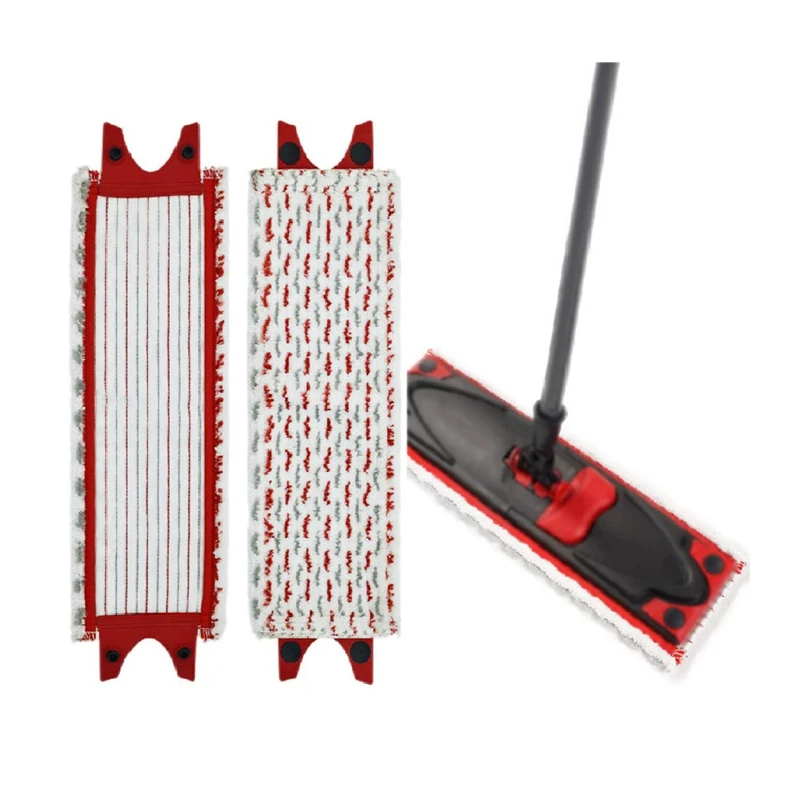Microfiber Floor Mop Pads For Vileda Ultra Max Replacement Flat Mop Cloth Quick Drying Machine Washable Reusable Cleaning Parts