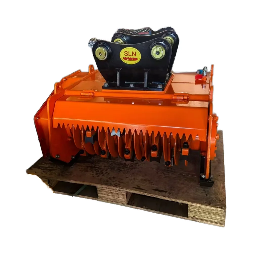 High Quality Customized Portable Wood Chipper Mulcher - Efficient Forestry Tool with New Motor for Construction Industry