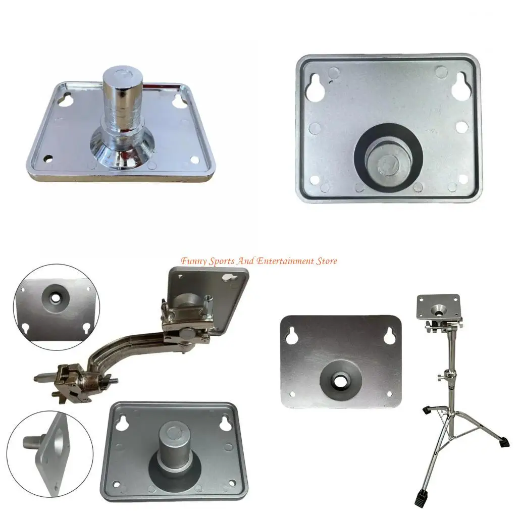 C4DE Percussion Mounting Stand Electronic Module Mounting Plate Drum Hardware Part For Stage Performances And Rehearsals