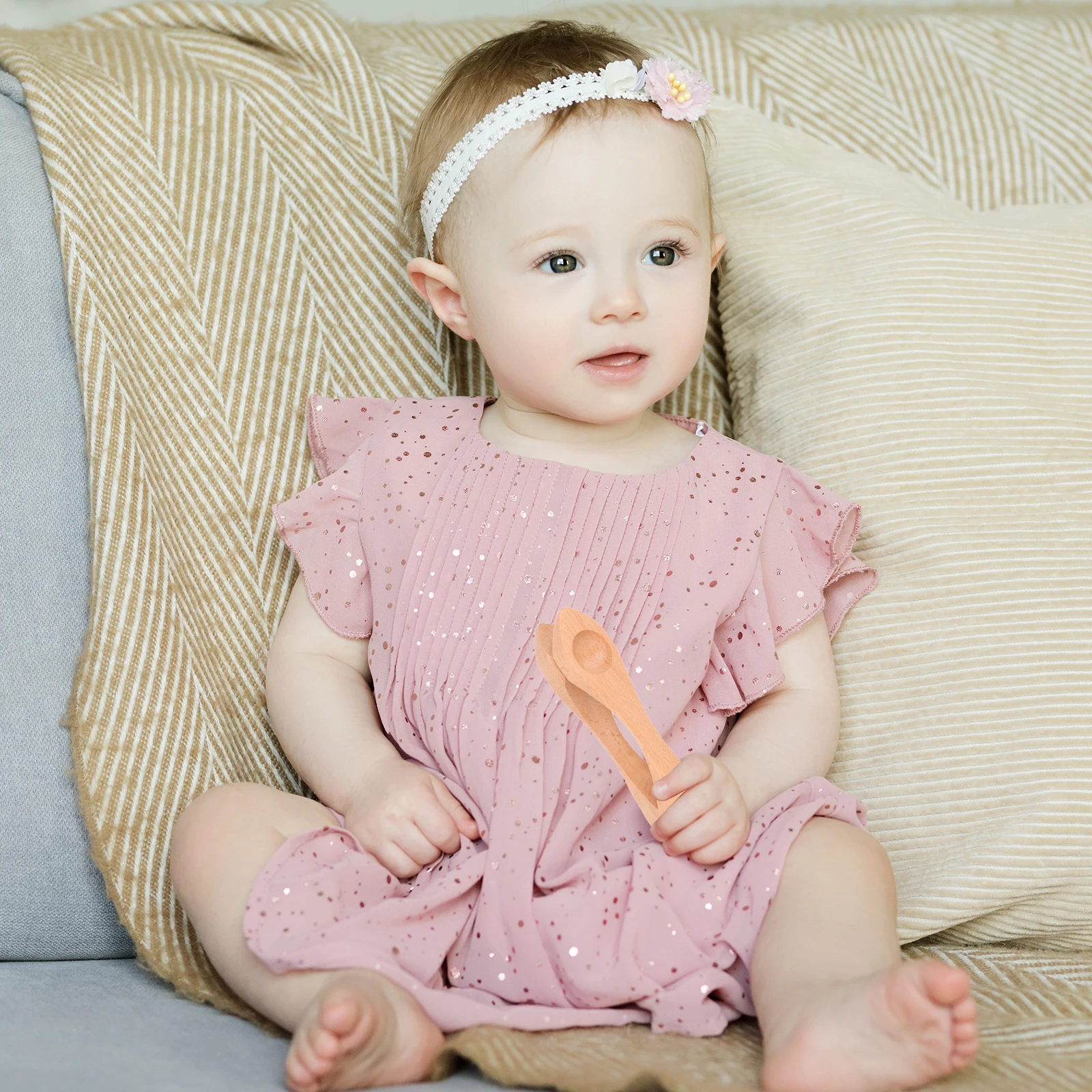 

Wooden Musical Spoons Natural Wood Percussion Instrument For Performance Folk Music Educational Smooth