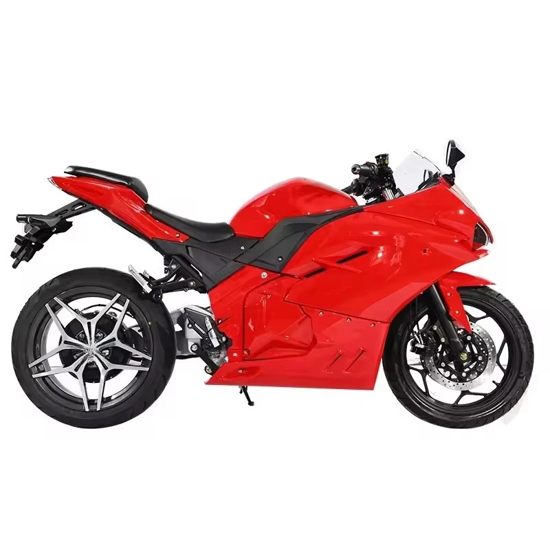 BSS currently exports to Russia Ducati long DKD high-power medium single rocker arm electric sports motorcycle 140KM Max