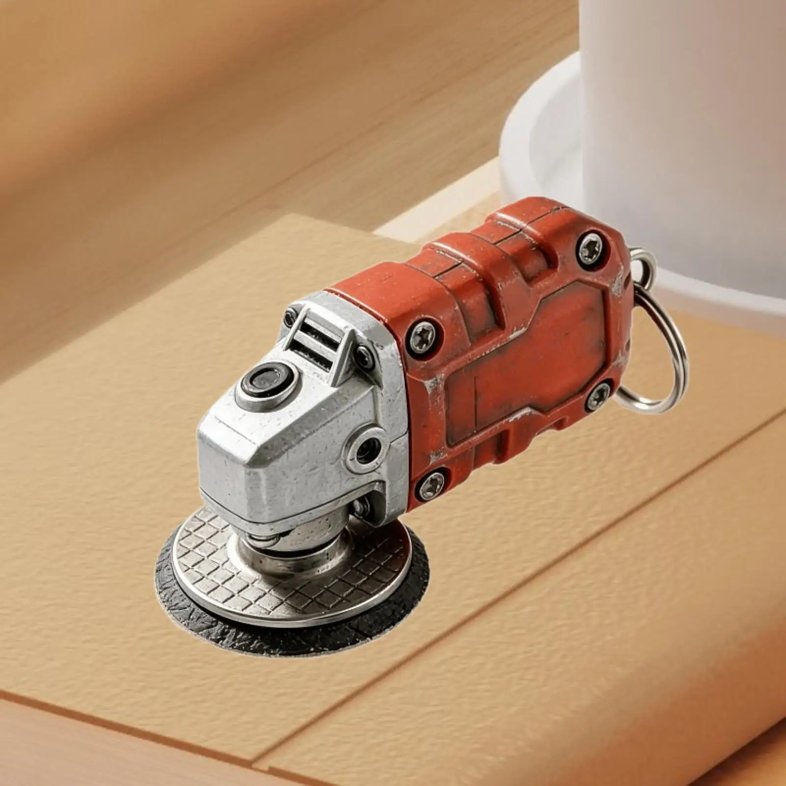 พวงกุญแจเครื่องบดมินิสุดเทรนดี้ พวงกุญแจตุ๊กตาเหมือนจริงสำหรับกระเป๋าถือ กระเป๋าเป้สะพายหลัง ของสะสม ของขวัญ