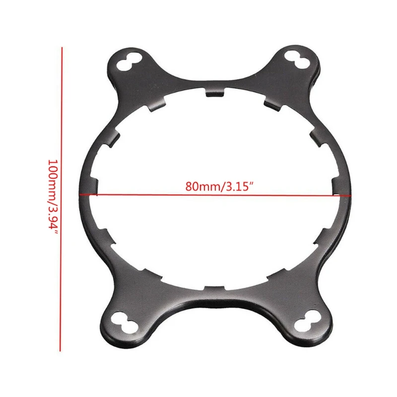 Stable Professional CPU Fan Bracket Holder Radiator Mount Easy Install Sturdy Replacement Back Plate Support Fit for AM4 P9JB
