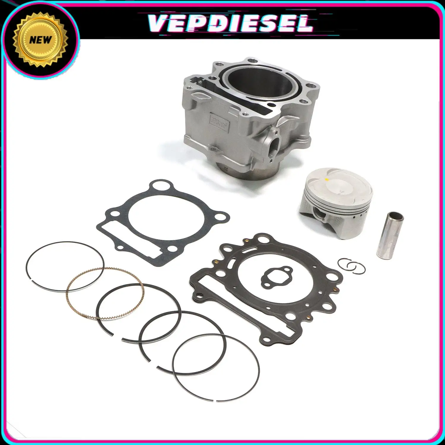 

1 комплект поршня цилиндра, верхний комплект 13101-004-0000 для HiSUN 400 HS YS UTV ATV MSU400 YS400 UTV400, аксессуары для цилиндров двигателя