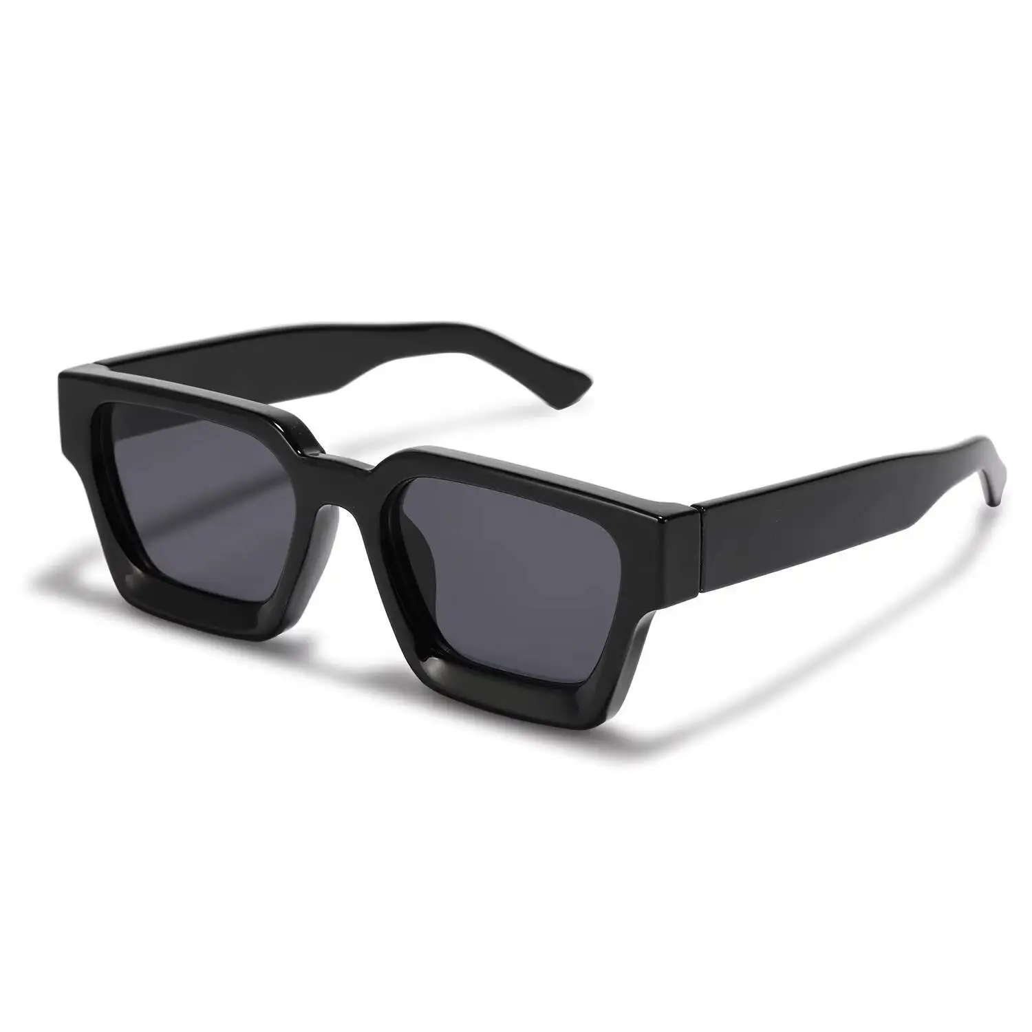 2026 New European and American Thick Frame Sunglasses Trendy Box Glasses Personalized Cross border Large Frame Cool Fang