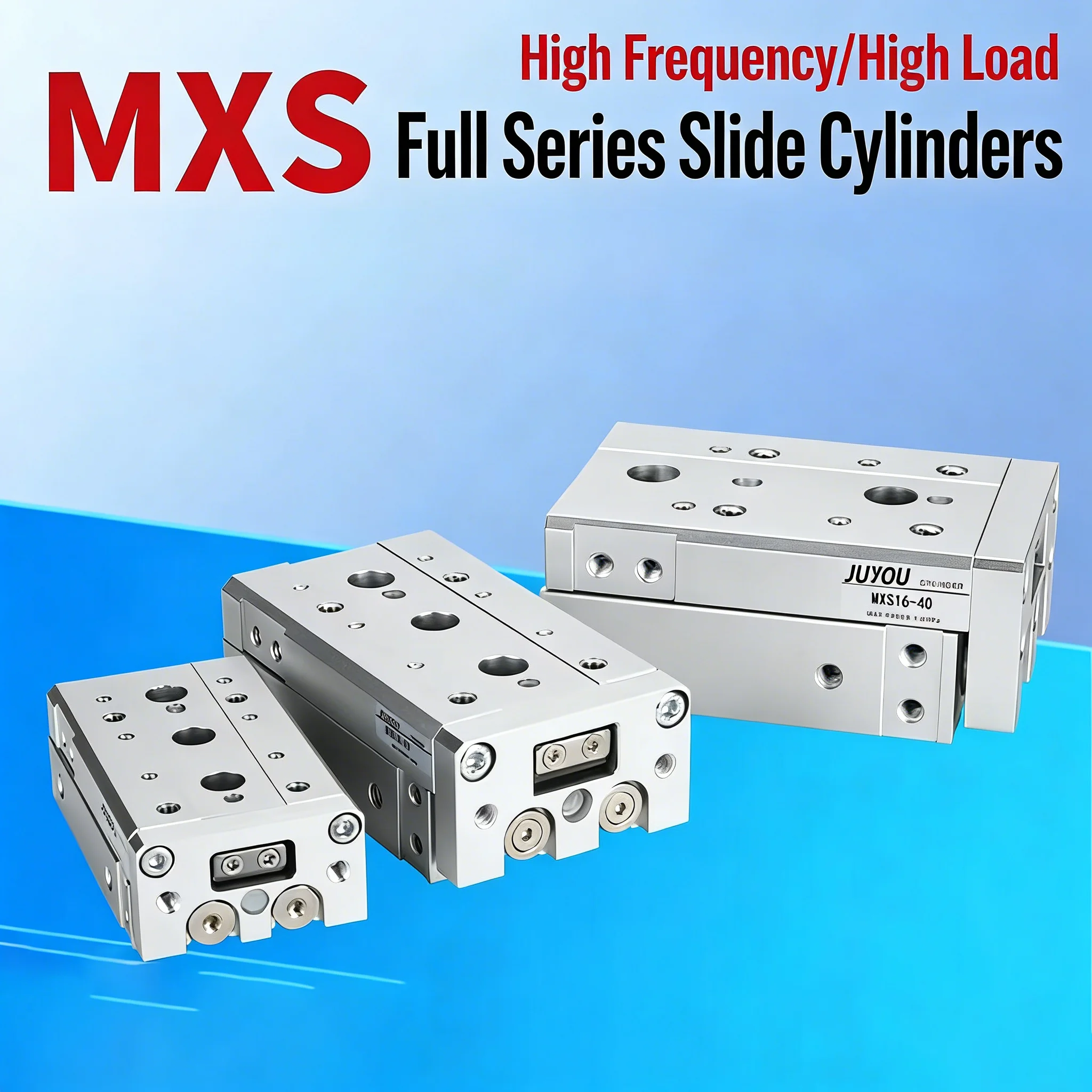 MXQ/MXS6/8/12/16/20/25L-10A/20/30/40/75/100/AS/B Slide Cylinder