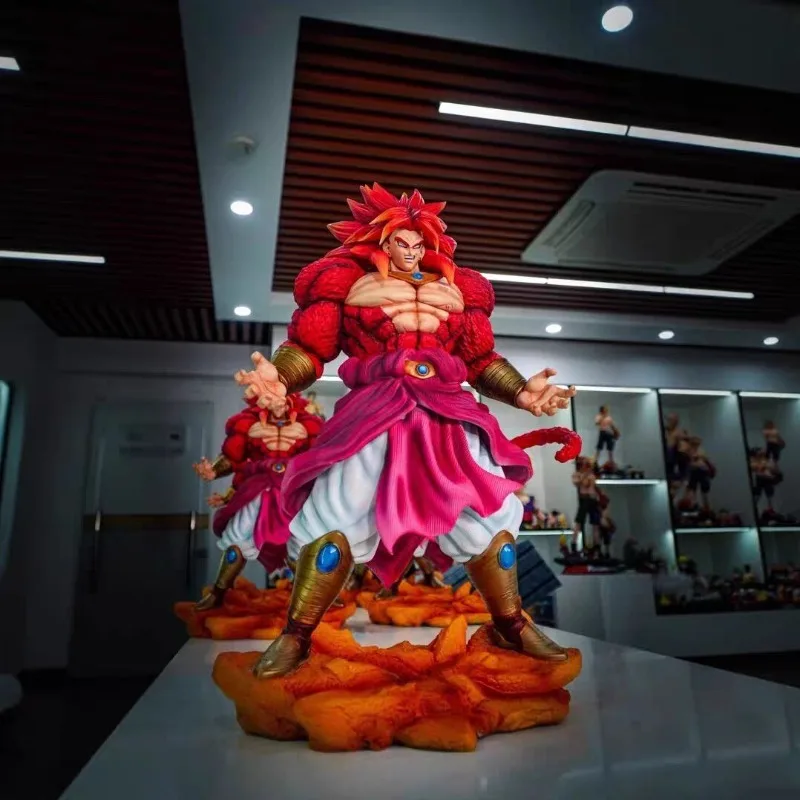 50cm Dragon Ball Anime Figures Broli Super Saiyan Anime Action Collection Model Desktop Ornaments Children Toys Holiday Gifts