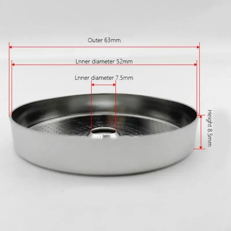 F92F Фильтр из нержавеющей стали экрана кофейная ручка кофеваторная пивоварение для эспрессо -машин извлечение кофе.