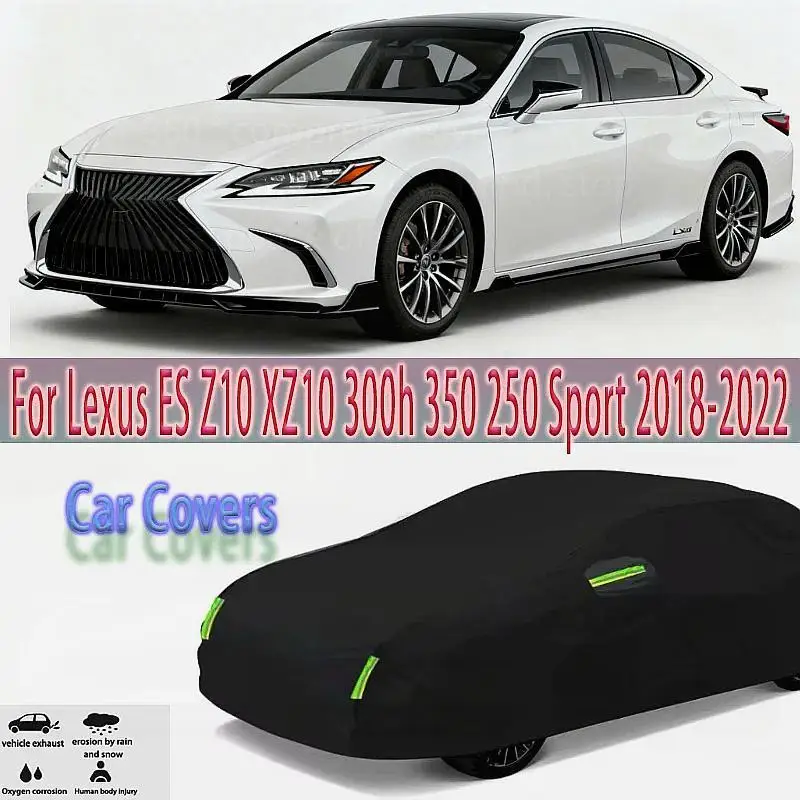 

For Lexus ES Z10 XZ10 300h 350 250 Full Waterproof Dustproof Outdoor Protection Snow Cover Sunshade Exterior Car Covers