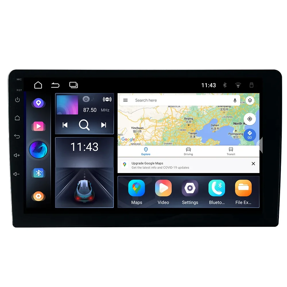 

Factory L3 6+128GB Quad Core Android Car DVD Palyer Touch screen Car Radio WIF BT DSP Wireless Carplay GPS Navigation