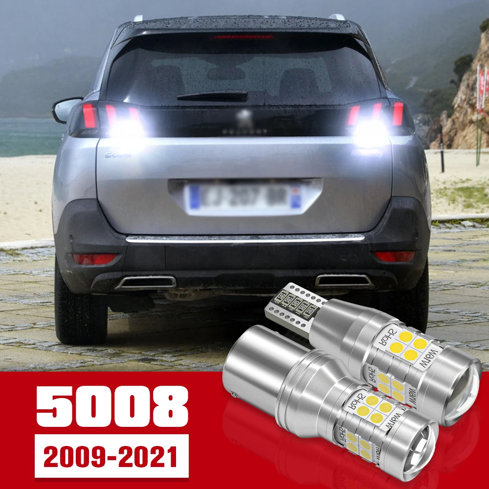 

2pcs LED Accessories Reverse Light Bulb Lamp For Peugeot 5008 2009-2021 2009 2010 2011 2012 2013 2014 2015 2016 2017 2018 2019