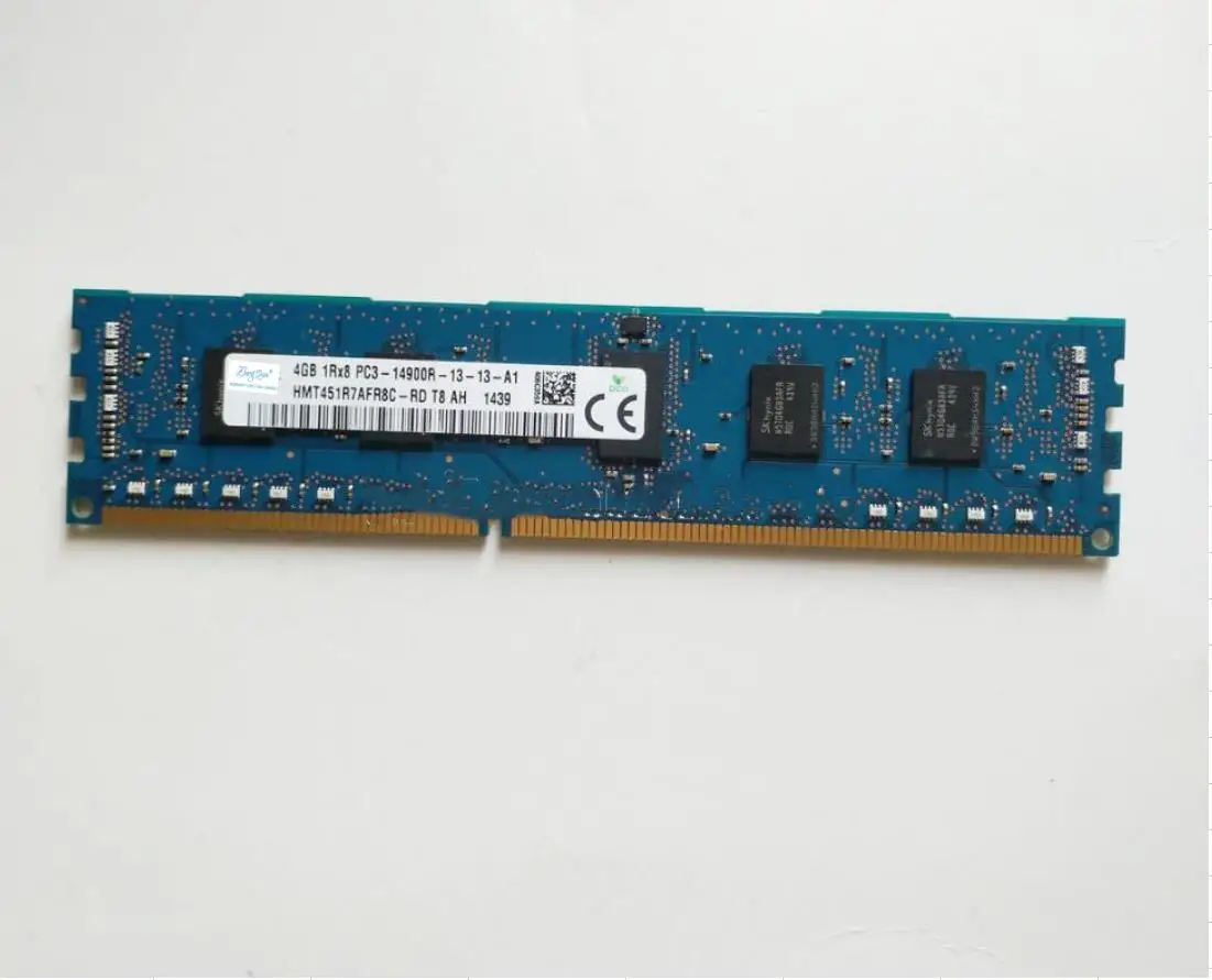 For 4G  1RX8 PC3-14900R DDR3 1866 REG ECC HMT451R7AFR8C-RD Server