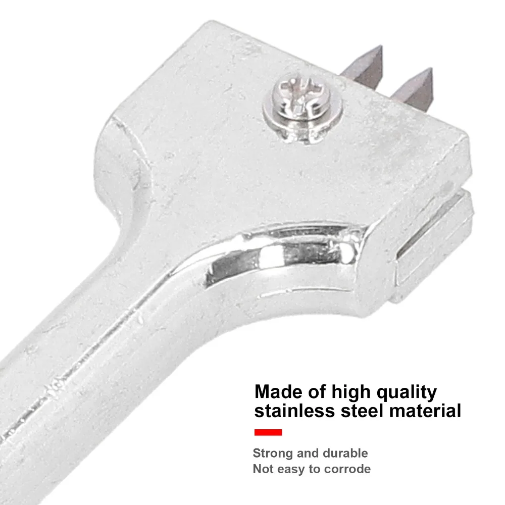 Stainless Steel Leather Hole Punch Adjustable Design 2 Prong Fork Magnetic Button Installer Ergonomic Handle