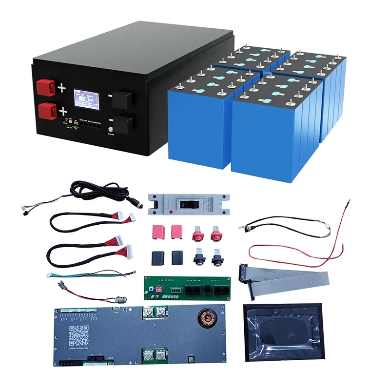 # 48V LiFePO4 DIY Kit Poland EU Stock Energy Storage Battery Box With JK BMS LCD Display 15kWh Metal Customizable Racks