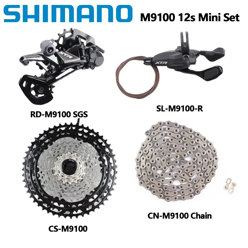 

Велосипедный переключатель передач Shimano XTR M9100, задний переключатель передач, 12 Скоростей