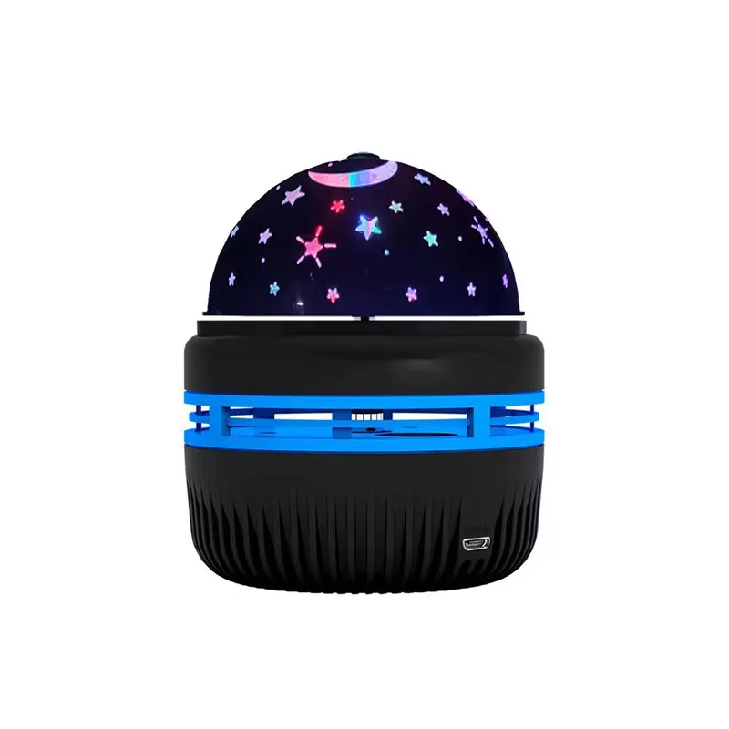 SanjiCook LED Colorful Starry Sky Projection Lamp Rotating Magic Ball Moon Star Crystal Night Light Bedroom Decoration Lighting