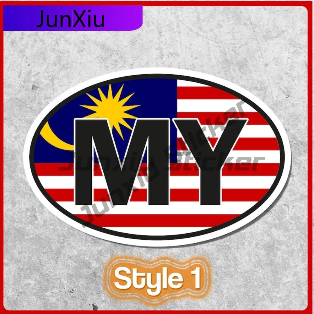 Malaysia MY Sticker Creative Refrigerators Mobile Phones Creative Motorcycle Helmet Campers Waterproof Anti UV Car Styling