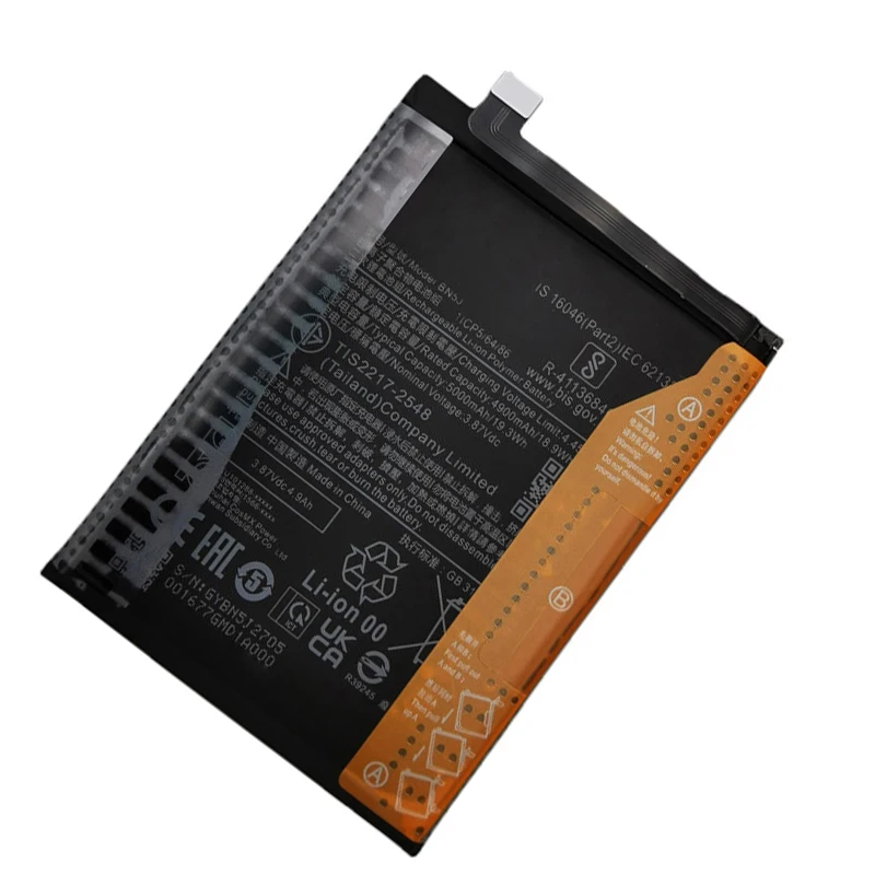 100% NEW Battery 5000mAh BN5J For Xiaomi Redmi Note 12 5G / 12T