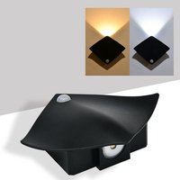 Creative LED Wall Lamp Devil Fish Human Body Induction Light Rechargeable/Battery Powered Night Light for Bedroom Living Room