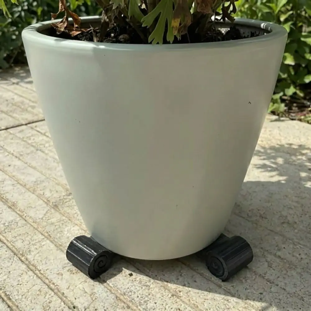 3Pcs 3D Printed Flower Pot Elevator Feet Prevent Root Rot Wear-resistant Mini Cylindrical Plant Pot Risers Fast Drainage