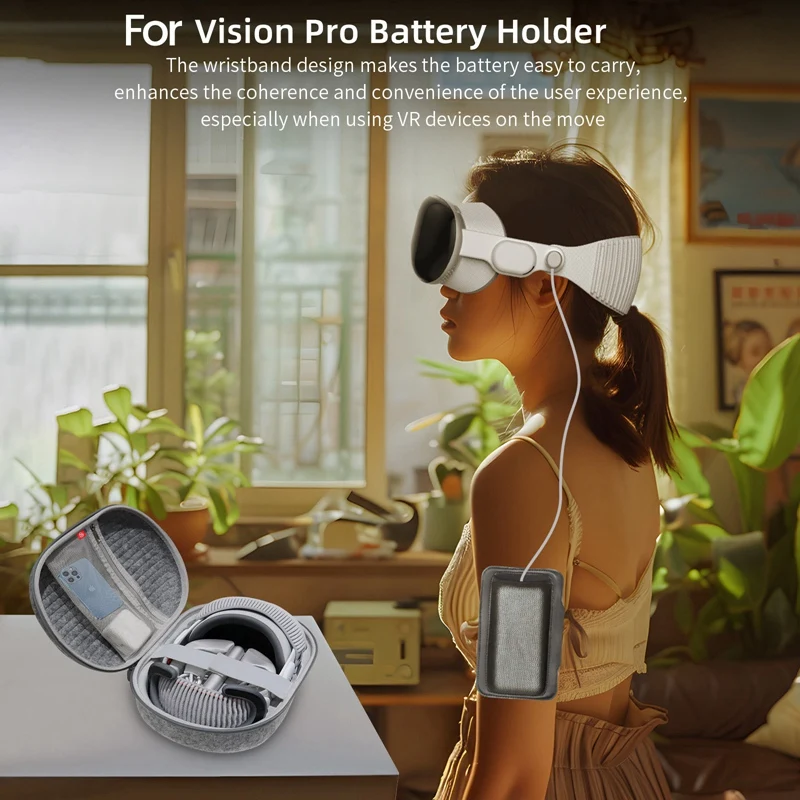 RISE-Sangle de brassard pour Apple Vision Pro, support de téléphone mobile VR, étui de brassard de banque d'alimentation, brassard universel