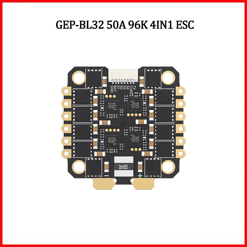 

GEPRC GEP-BL32 50A 96K 4IN1 ESC 3-6S Lipo вход 42,5*42,1 мм 50A продолжение тока 55A вырывной ток для RC FPV дрона