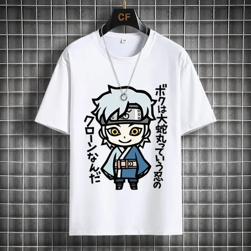 Leisure Naruto Children's T-shirt Summer New Anime Peripheral Printed Parent-child Outfit Pure Cotton Fashionable T-shirt