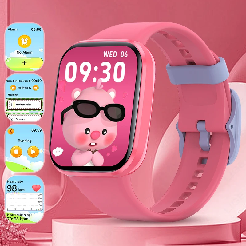 

LIGE Kids Smart Watch Child BT Call Waterproof Smartwatch Boys Girls Present Message Remind Sport Alarm Clock Watch Bracelet New