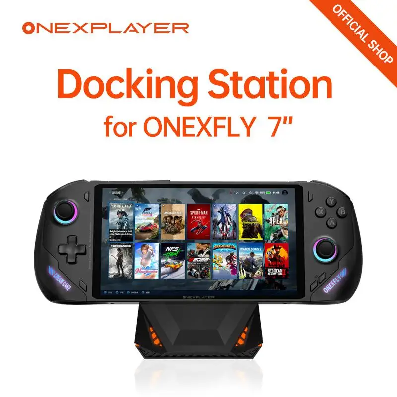 

Top Onexfly OnexDocking Docking Station Laptop Hub Game Console Converter PD Charge USB HDMI RJ45 Network Bracket Stand