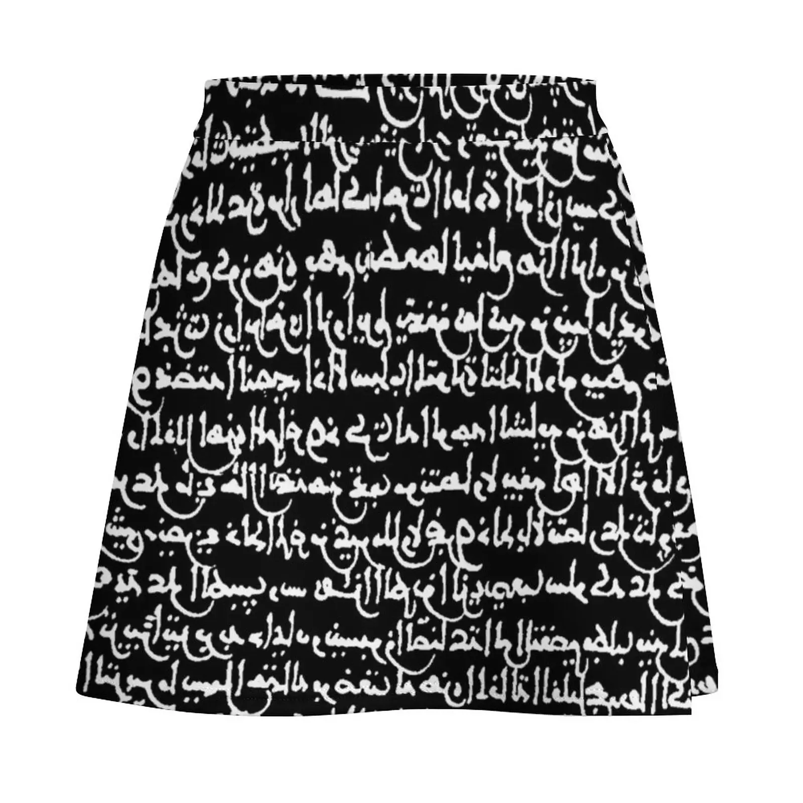 Ancient Arabic // Black Mini Skirt skirt skirt dress women summer Skirt satin Miniskirt woman