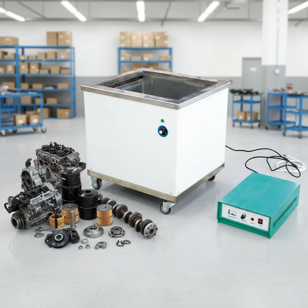 Custom Industrial Ultrasonic Cleaner Machine Single Bath Car Engine DPF Parts Washer Stainless Steel Ultrasonic Cleaning Machine